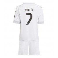 Maglia Calcio Real Madrid Vinicius Junior #7 Prima Divisa Bambino 2025-26 Manica Corta (+ pantaloncini)